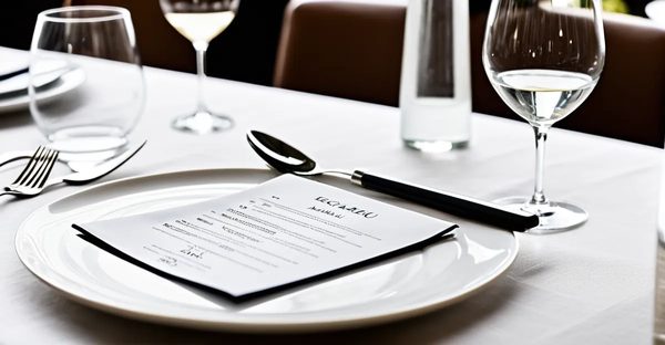 Menu rigide sur-mesure : l'élégance au cœur de vos tables